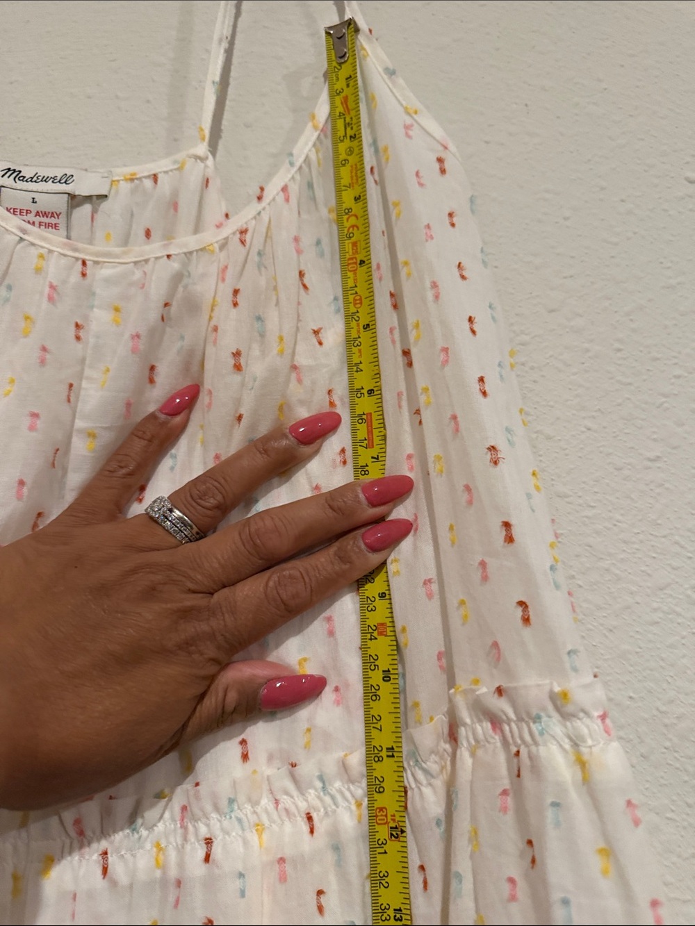 Madewell Cream Eyelet Strapless Midi Sundress - Picture 8 of 10